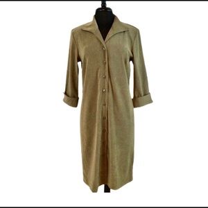 Selene Sport Button Front Shirt Dress